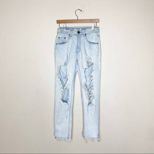 One Teaspoon  High Waist Awesome Baggies Distressed