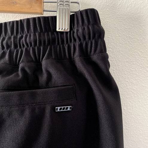 Lorna Jane  Pants Womens Medium Black Joggers Athleisure Drawstring Pleated