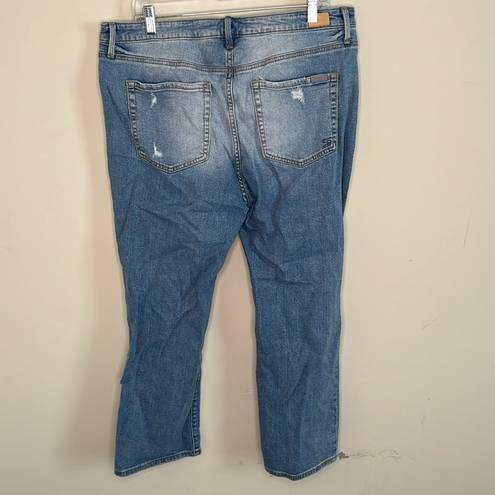 Seven7  jeans size 16 fashion Jean distressed straight leg