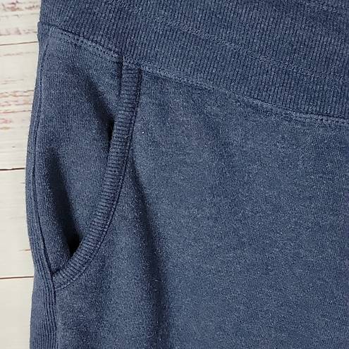 Tommy Hilfiger  Navy Blue Cropped High-Waisted Women's Sweatpants Size Large