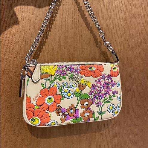 Coach  Silver/Ivory Multi
Nolita 19 With Floral Print #CR365