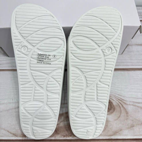 Very G NEW  Gypsy Jazz White Slip On EVA Waterproof Sandals