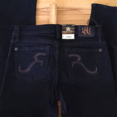 Rock & Republic Misses 6M Bootcut Indigo Stretch Denim Jeans