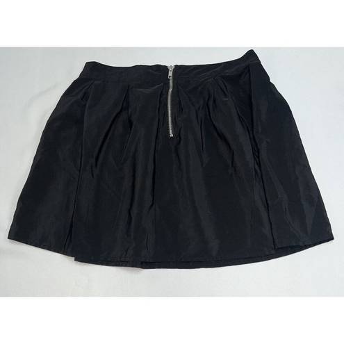 Aeropostale  Bethany Mota Skirt Womens Medium Black Pleated Skater A-Line Ladies