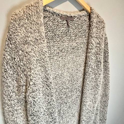 Halston Heritage  Fuzzy Alpaca Blend Duster Cardigan Sweater - size Small