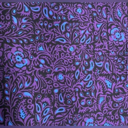 Patagonia  Purple Floral Paisley Margot Faux Wrap Dress Size Small