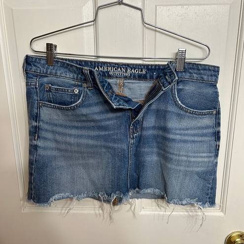 American Eagle  denim mini skirt