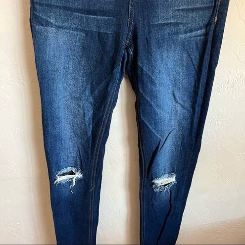 Sneak Peak Sneak Peek Mid Rise Skinny Distressed Raw Hem Jeans