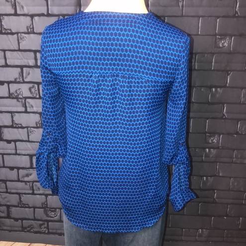 Candie's *  Hexagon Blue and Black top Size XS