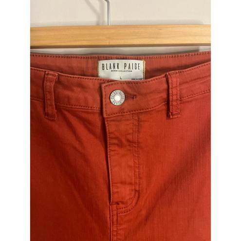 Blank Paige  Women's Bring it Back Flare Denim Burnt Orange High Waist sz. L