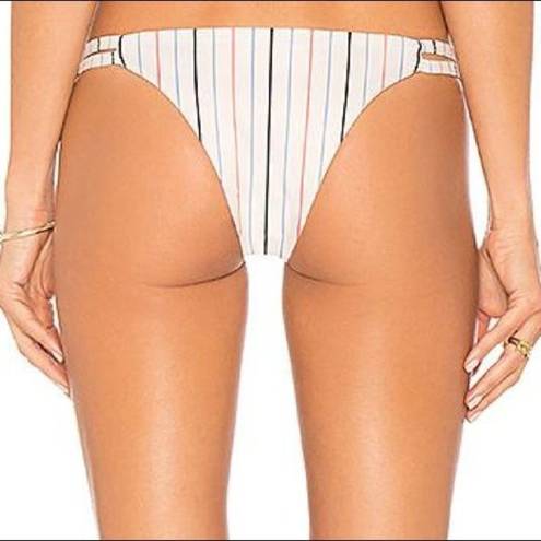 Tavik swim New Tavik Cut Out Sides Vine Bikini Bottom Horizon Stripe Tapioca