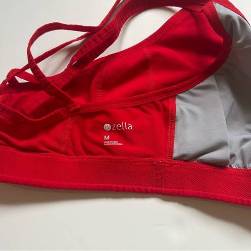 Zella  Activewear strappy red sports bra