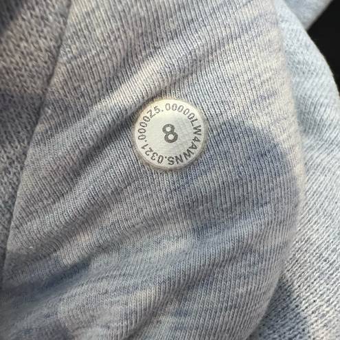 Lululemon  Heathered Blue scuba full zip size 8