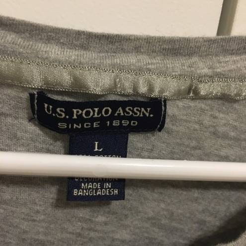 U.S. Polo Assn. Gray Polo T-shirt