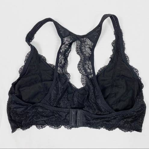 Felina  Black Lace Racerback Bralette