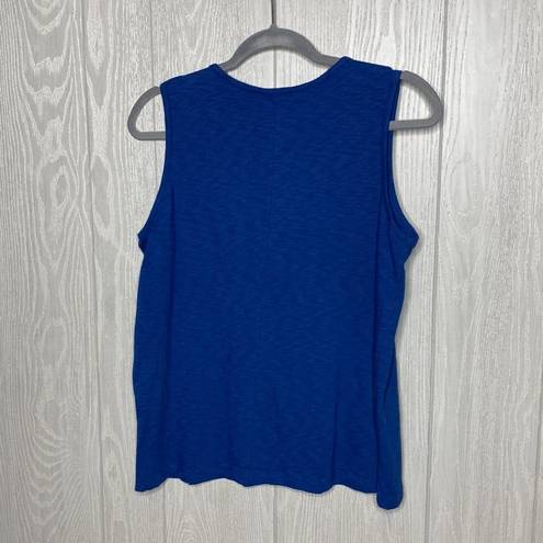 Saint Tropez West  blue tank size medium