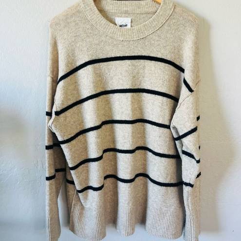 Aerie  Unreal striped drop shoulder sweater size S oversized NWOT