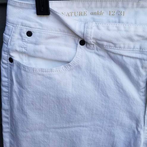 Talbots  Signature Ankle White Jeans Size 12/31