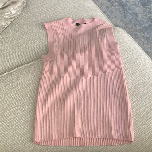 Dynamite NWT  pink ribbed muscle tank