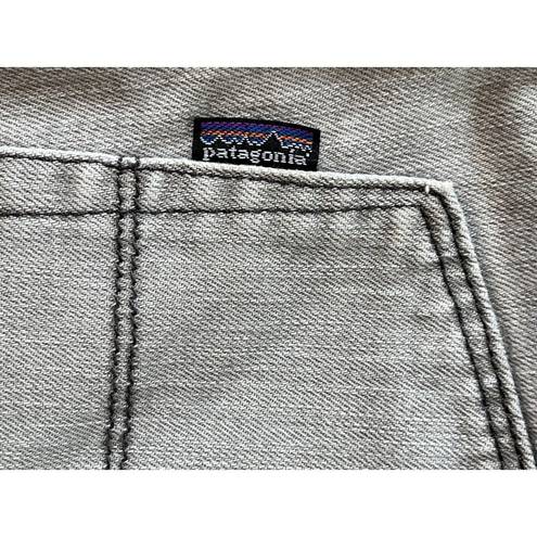 Patagonia  Denim Jeans size 28 Straight Leg Gray Organic Cotton Womens Stretch