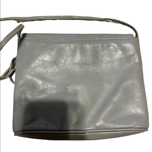 Saks 5th Avenue Saks fifth avenue Italy vintage grey leather crossbody bag