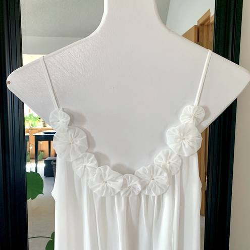 Oscar de la Renta  White Short Nightgown