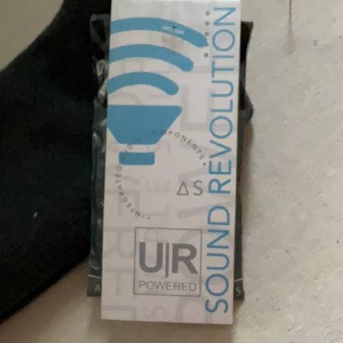 Revolution U/R powered Sound  charcoal and raspberry Bluetooth head band  NWT