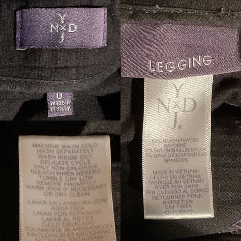 NYDJ  Black Dressy Legging 0