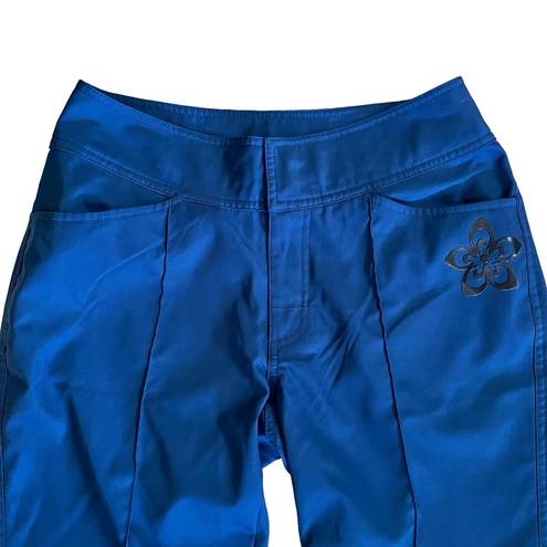 O'Neill Blue Capris - Flower Decal Cropped Pants