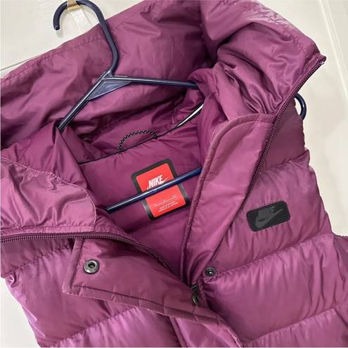 Nike  uptown 550 puffer vest purple size s