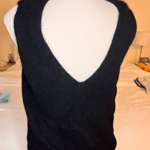 360 Cashmere Sleeveless Turtleneck Knit Sweater Size XS‎