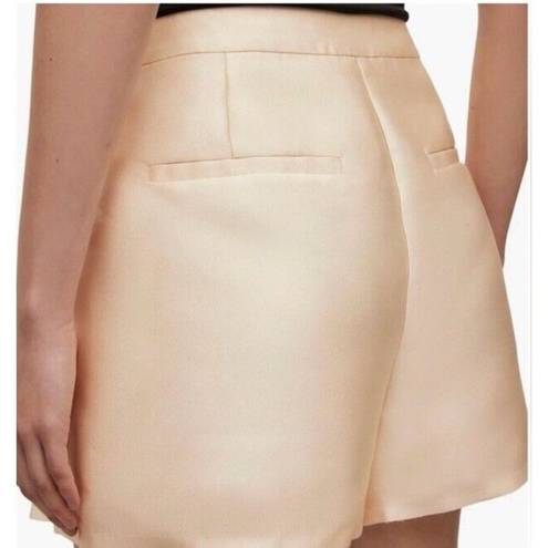 ALLSAINTS  NWT London Shimmer Short in Gold size 4 Women’s Designer Shorts