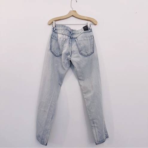 One Teaspoon  Awesome Baggies Jeans in 1966 Distressed Acid Wash Relaxed Fit