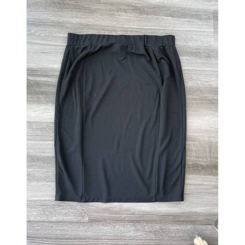 Ava & Viv  Black Stretchy Pencil Skirt Size X Plus