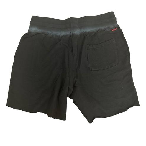 n:philanthropy NEW  small black distressed tie waist gradient coco shorts