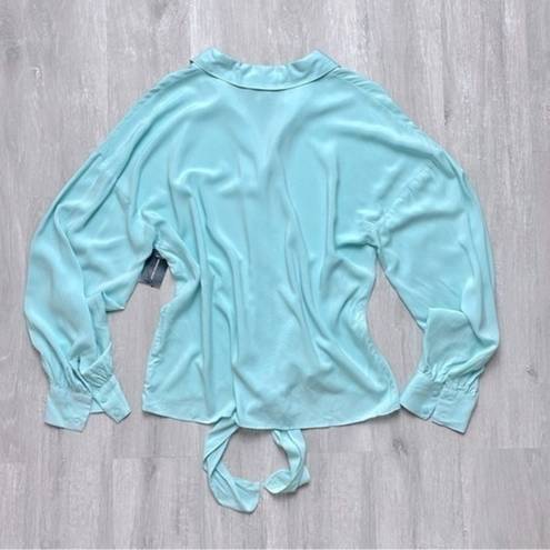 INC Blue  Long Sleeve Button Down Shirt L