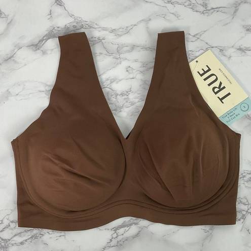 Krass&co True &  Chestnut Brown True Body Lift V Neck Bra Small New