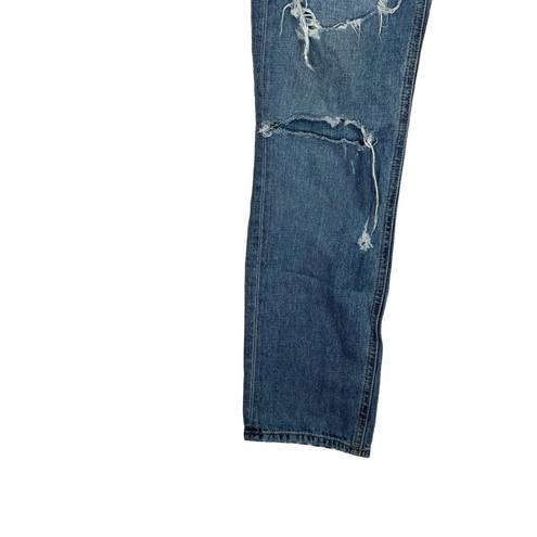 Rag and Bone  Women Jeans Distressed Ripped Boyfriend In Beckers Mid-Rise Cotton 25