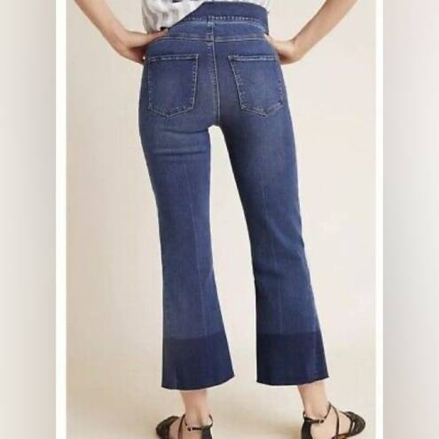 Spanx  Cropped Flare Raw Hem Jeans