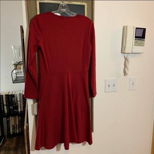 Natori  Knit Ponte Fit & Flare Dress