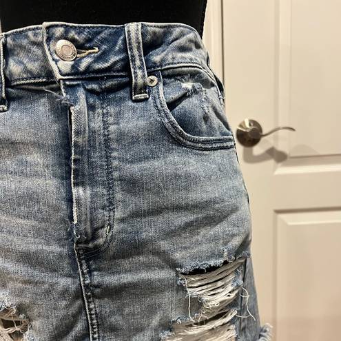 American Eagle Vintage Denim Mini Skirt  Size 10