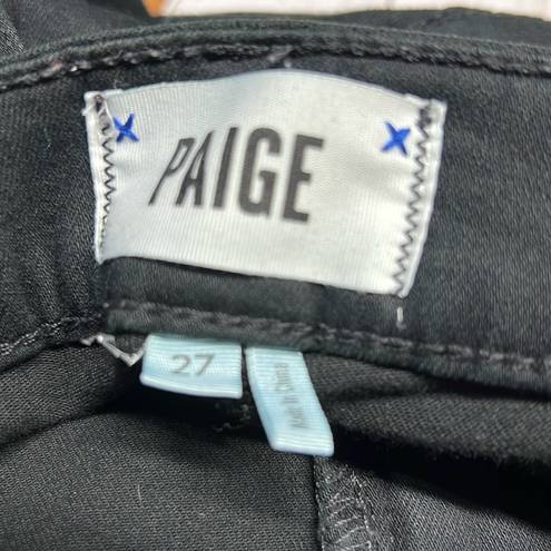 Paige  Transcend Verdugo Ultra Skinny Jeans in Black Overdye Size 27