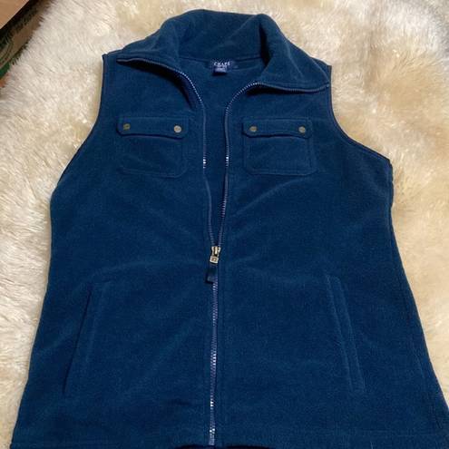 CHAPS  fleece vest size M