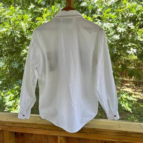 Krass&co Gordon & James Shirt  Women's Embroidered Western Shirt White Size S