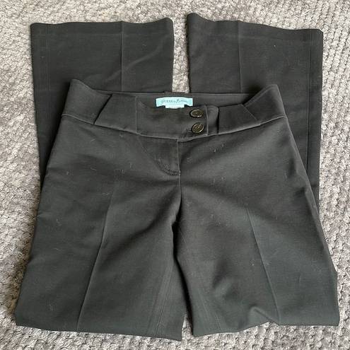 Guess by Marciano Guess by Mariano Black Twill Trouser Pants Wide Leg/Flare Low Rise Waist Size 4