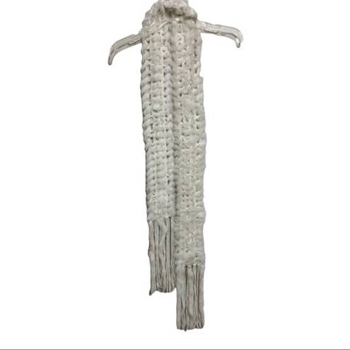 CAbi FOLIO Wrap Scarf Rabbit Fur and Wool Open Weave