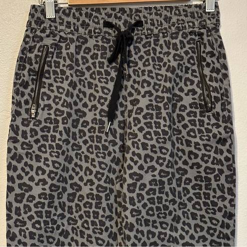 Celebrity Pink  Curvy Joggers - Grey & Black Cheetah Print - Size Small