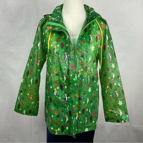  Enchanted Tiki Room Rain Jacket Disney Parks Women Sz Small