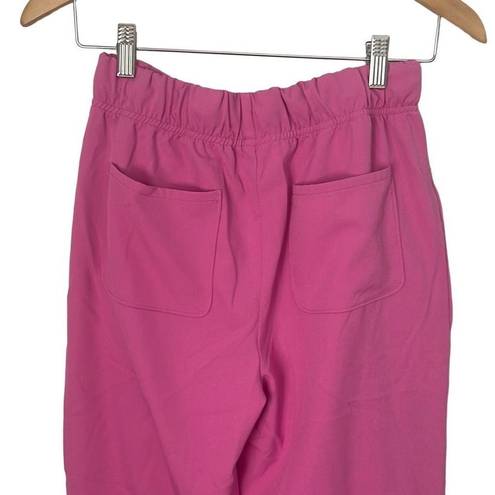 Cuddl Duds Climate Right by  Modern Fit Slim Straight Scrub Jogger XS Pink