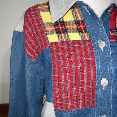 Susan Bristol Darling Vintage 90s  Patchwork Denim Jacket!
